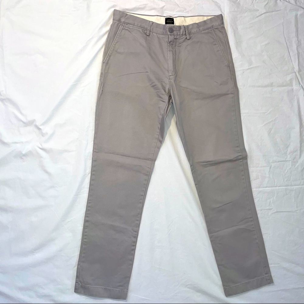 J.Crew Grey Urban Slim Khaki Pants